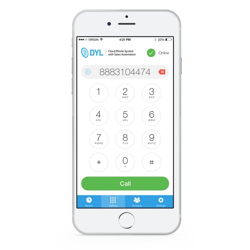  DYL Phone: VoIP softphone combined with a mobile contact manager