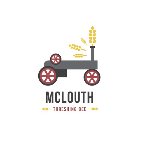Agricultural logo for McLouth Threshing Bee