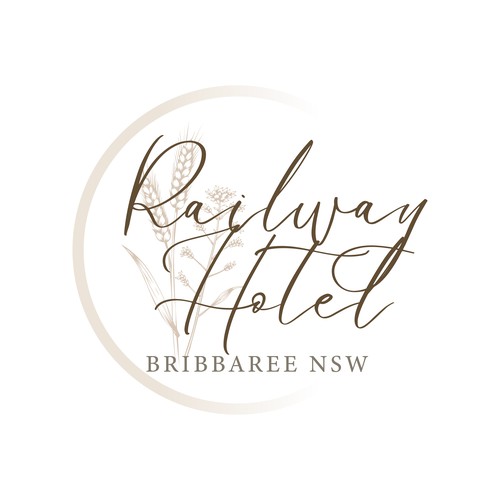 logo design for Railway Hotel.