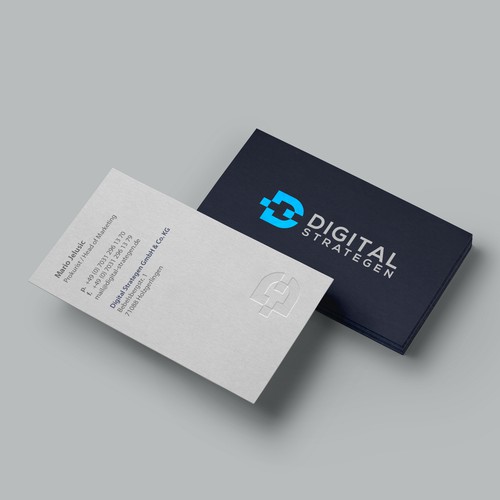 Letterpress Business Cards for Digital Strategen