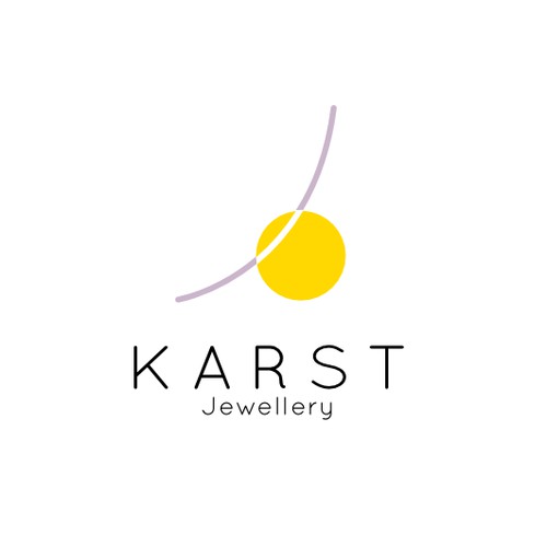 Subtle logo for contemporary Jewellery Brand