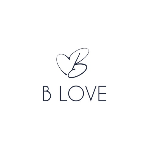 Minimalist logo for B Love