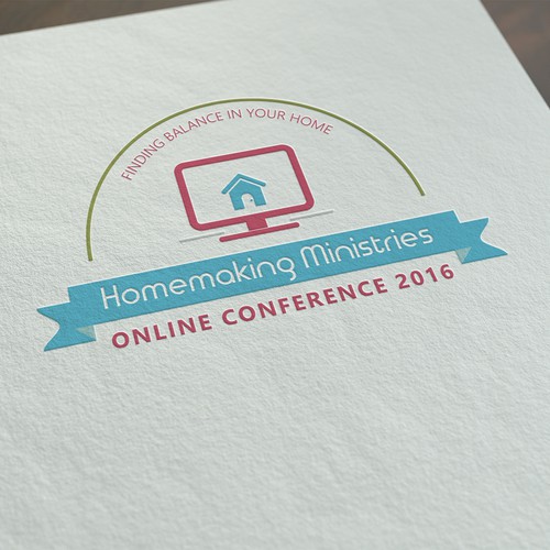 Logo idea for online conference