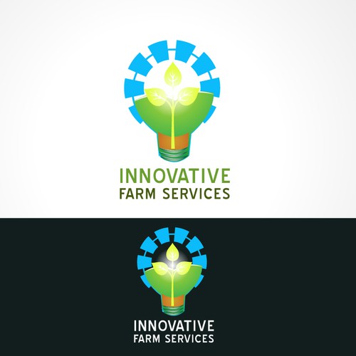 Logo concept for innovative farm services