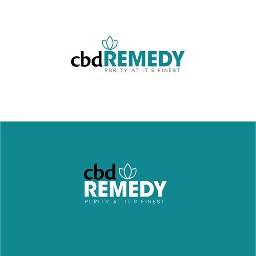 Cbd Remedy Concept logo
