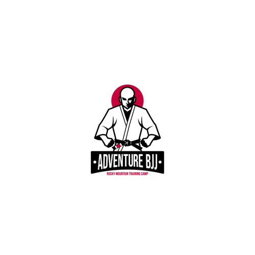 Adventure BJJ concept logo