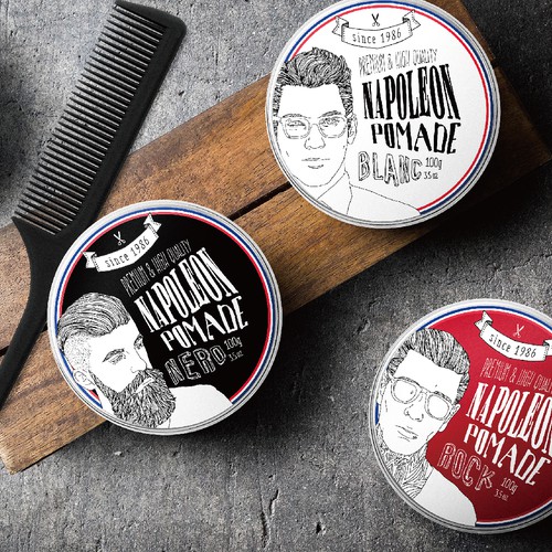 Men's Hair Style Pomade Packaging