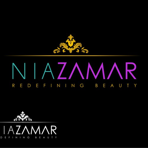 Create an artistic luxury design used in the art and beauty world by NiaZamar:redefining beauty