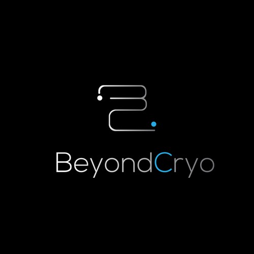 Modern liquid design logo for BeyondCryo