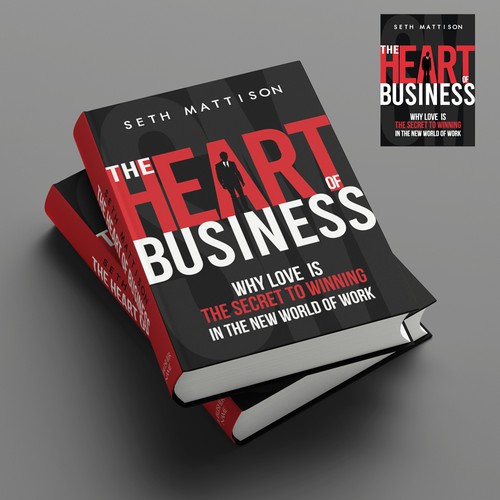 Modern, bold book hardcover for a business book – contest entry 