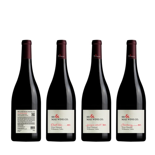 Wine label design