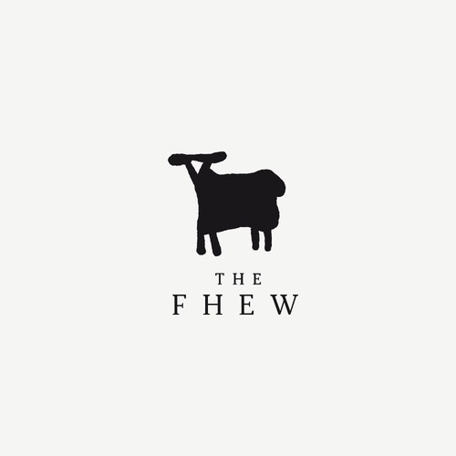 Organic wool farm and estate logo