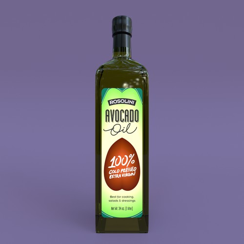 Avocado Oil Label