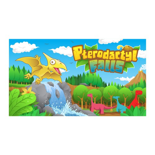 Pterodactyl Falls Splash Screen