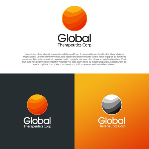 geometric gradient circle logo