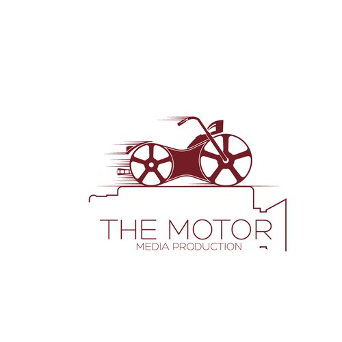 playful logo for Motor media production