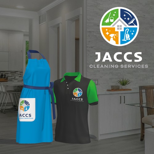 Logo for JACCS, Cleaning Service Company