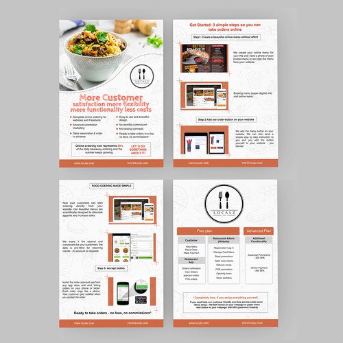 Menu Flyer Design