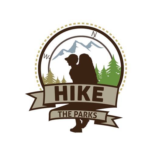 Hike the Parks logo draft