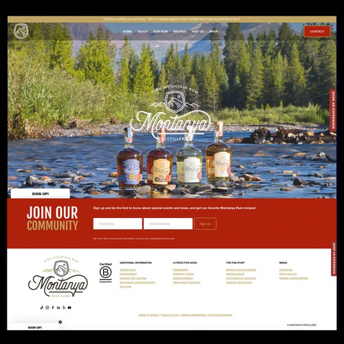 Custom e-commerce website