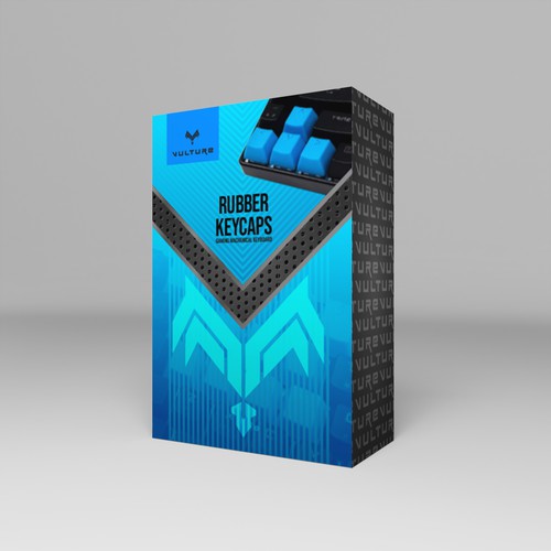 Hype gaming retail packing box design