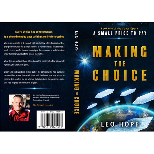 Science Fiction Book Cover - "Making the Choice"