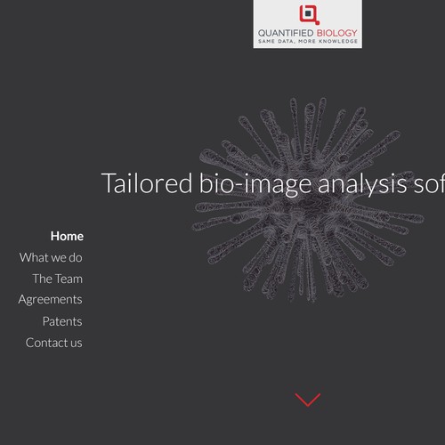 landing page for quantified biology