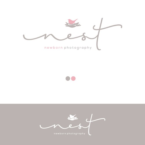 Logo for a newborn photographer