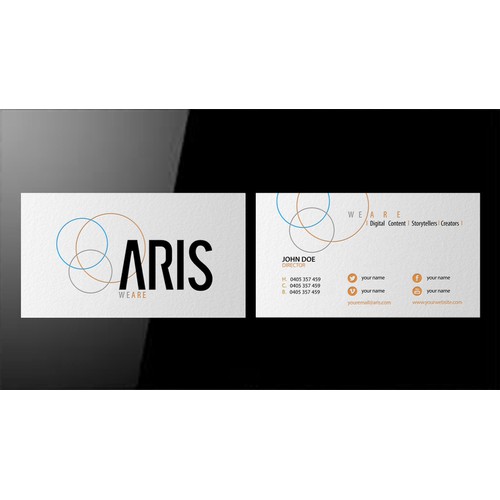 Design a Logo/Biz Card for Aris - a new digital content company!