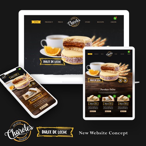 Cookies Concept Website Design