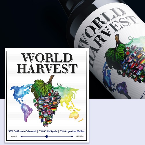Winery product label