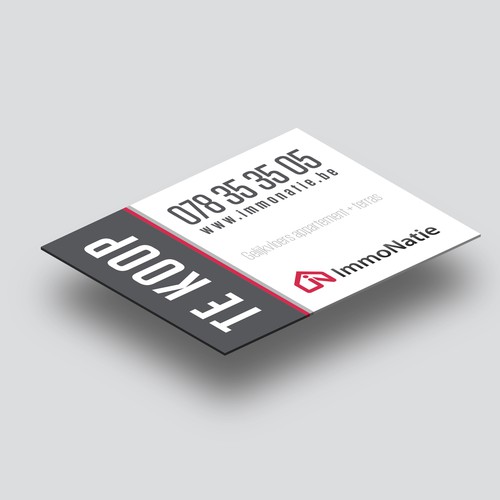Fresh and readable real-estate Signage