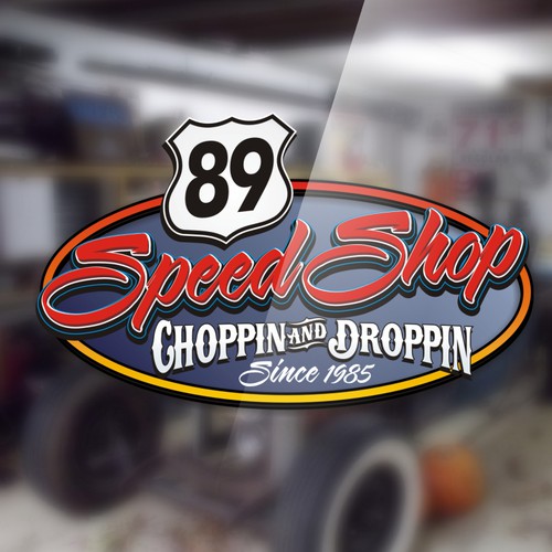 Create the next logo for 89 Speed Shop