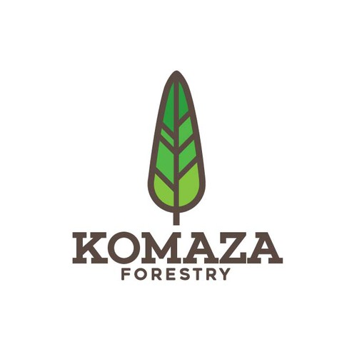 Modern Forestry Logo Design for Komaza