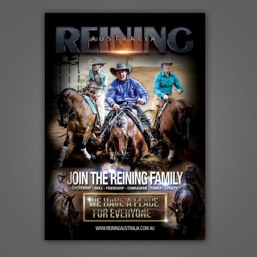 Reining Australia Poster