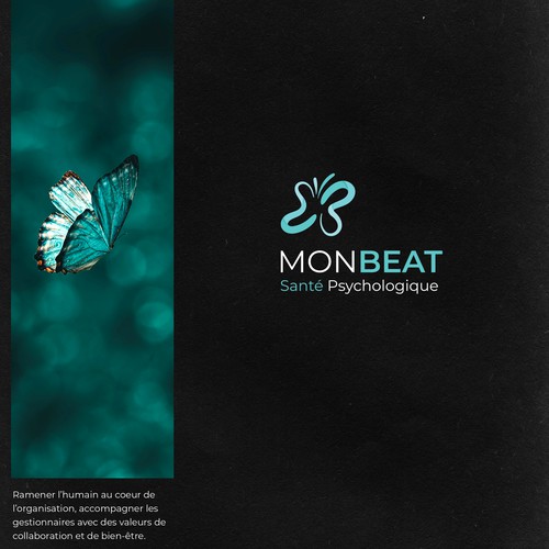 Butterfly Logo for MonBeat