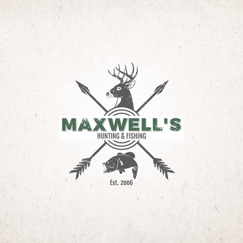 Logo for hunting and fishing company