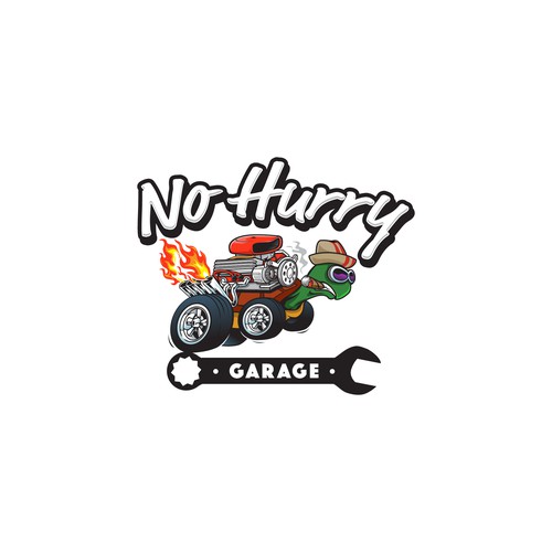 No Hurry Garage Logo