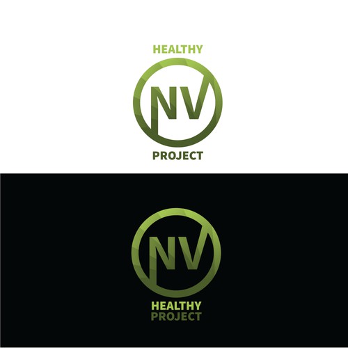 NV healthy Projects Logo design