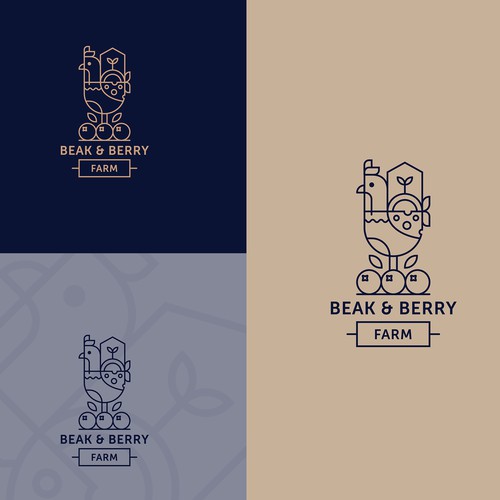 Logo concept for Beak & Berry Farm
