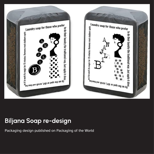Biljana Soap re-design published in Packaging of the World