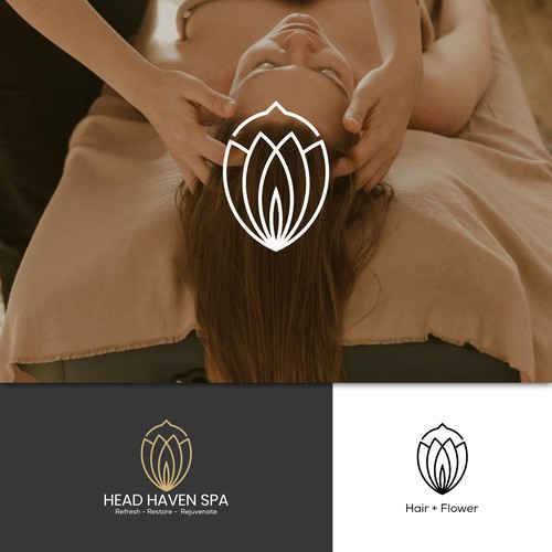 luxury logo for Head Haven Spa