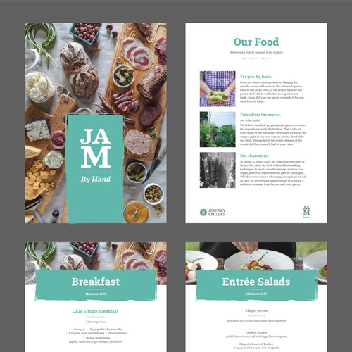 Catering Menu Design