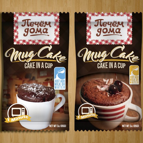 packing mug cake  