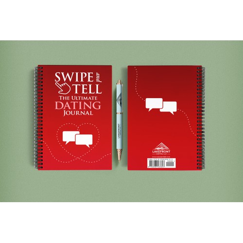Cover design for the spiral-bound "Dating Journal"