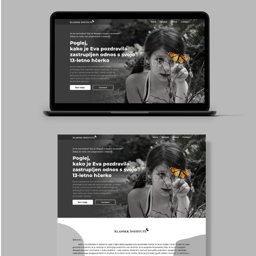 Landing Page Design For Education Institute