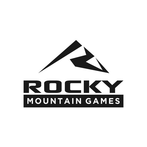 Modern logo concept  for Rocky Mountain Games