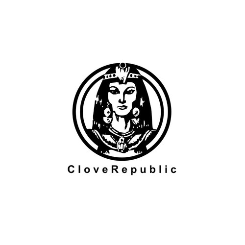 cleopatra silhouette logo