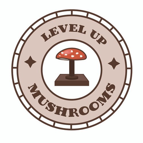 Health Based Mushrooms With Video Game Concept