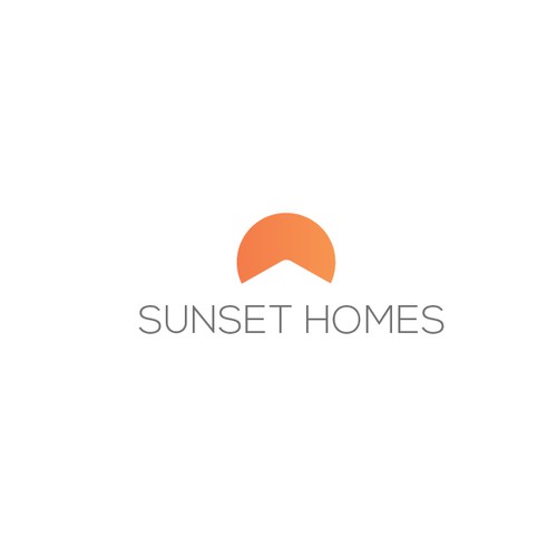 Create minimalist and mid-century modern logo for custom home builder